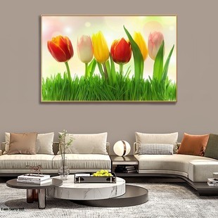 Drill painting new living room Rubik's Cube drill painting new square factory direct supply a generation of flowers