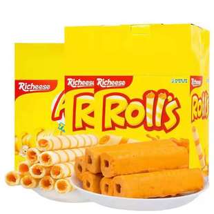 Indonesia Imports Nabodal Cheese Wai Cheese Flavor Corn Con Roll Leisure Snack Puffed Food