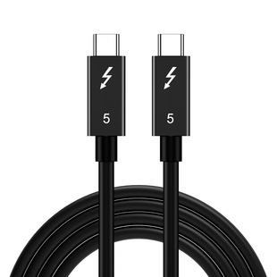 Thunderbolt 5 двойной головки typec полнофункциональный кабель для передачи данных 120 Гбит/с зарядный кабель Thunderbolt компьютерная видеокарта для подключения мобильного телефона