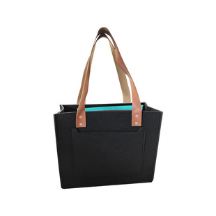Cross-border Wholesale New Felt Tote Bag Business Felt Bag Large Capacity Felt Handbag Advertising Gift Bag