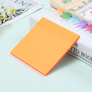 Yude Красочные прозрачные заметки Post-It Моранди Индексные заметки Прозрачные записываемые заметки Post-it костюм Неправильные заметки Post-It