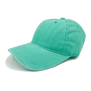 Cross-border cotton old washed baseball cap soft top solid color cap sunshade hat wholesale embroidered logo