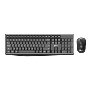 Lecoo KW211 Wireless 2.4G Black and White Wireless Set Computer Keyboard and Mouse Home Office Keyboard