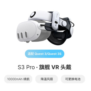 For Meta quest3 S Elite Headwear Power Headband Quest3 Battery Edition Headwear Accessories