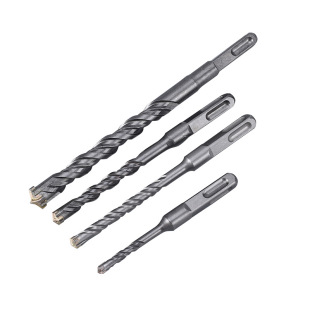 Manufacturer Wholesale Tungsten Steel Alloy Cross Electric Hammer Drill Bit, Various Specifications of Wall-penetrating Impact Drill, Square Handle Four-edged Drill Bit