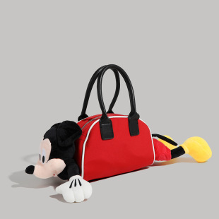 Casual and Fashionable Cartoon Shoulder Bag for Women Export Autum New K-Style Large Capacity Cute Nylon Handbag