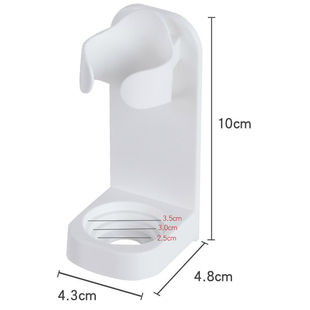 Iron electric toothbrush holder storage rack household punch-free suction wall-mounted bathroom simple toothbrush storage