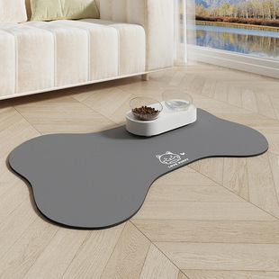 Cat and Dog special placemat pet feeding splash-proof mat cat supplies rice mat dog cage non-slip waterproof mat