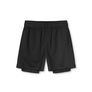 Muscle Fitness Brothers 2022 Summer New Elastic Fitness Shorts Running Sports Breathable Five-point Double-layer Pants for Men