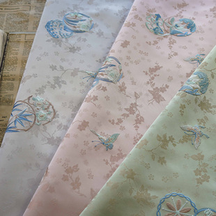 [An all-consuming flower] Guofeng Butterfly Embroidered Imitation Song Brocade Clothing Yarn-dyed Fabric Multicolor Jacquard Decorative Fabric