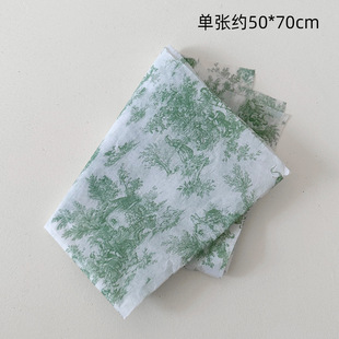 2024 Christmas gift wrapping paper pear paper baking macaron icing cookies hand gift box diy