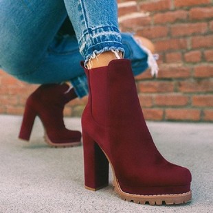 Cross-border foreign trade 22 new European and American round head leopard print winter thick heel tube waterproof table elastic sleeve Martin boots women