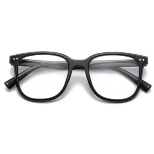 New rice nail anti-blue light glasses trendy small box sand Brown myopia glasses without makeup Net red with flat glasses