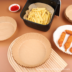 Food Household Air Fryer Special Paper Plate Paper Tray Household Oven Grease-proof Paper Baking Oil-absorbing Paper Food Pad Paper