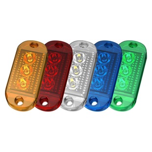 Боковой свет грузовика 12V24V водонепроницаемый 3LED свет зазора грузовика ширина бокового предупреждающего сигнала грузовика Универсальный свет