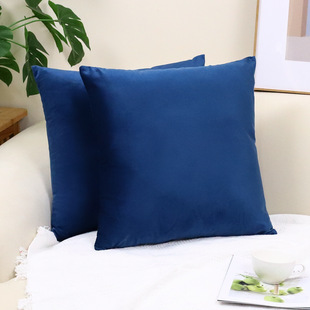 Amazon Nordic Ins Solid Color Modern Simple Style Velvet Double-Sided Plain Bedside Sofa Pillow Cushion