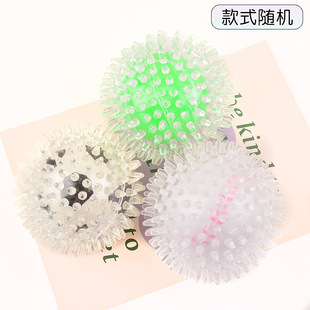 Cross-border explosions pet toy ball TPR barbed ball self-relief dog toy barbed ball big dog toy