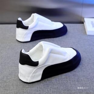 Lazy Non-slip Deodorant 2024 Spring and Autumn Summer New Running Bag Bottom Pippen Sports Casual White Shoes