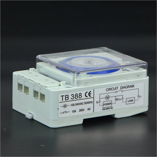 Механический таймер TB388 указатель таймер 110V220V механический переключатель управления временем