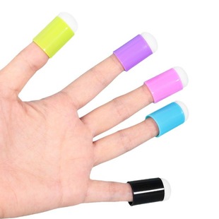 Manufacturer Wholesale Colorful Kidsren's Painting Finger Sponge Finger Painting Smear Sponge Head Finger Smear Sponge