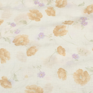 Polyester Cotton Bubble Wrinkled Cloth Cartoon Floral Fabric Handmade Clothing Shirt Dress Baby Clothes Anti-mosquito Pants Fabric