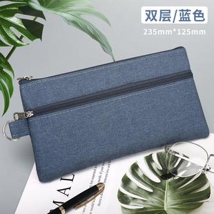 Primary school students a6 pencil case 2021 new popular middle school students children kindergarten waterproof zipper pen case printing logo