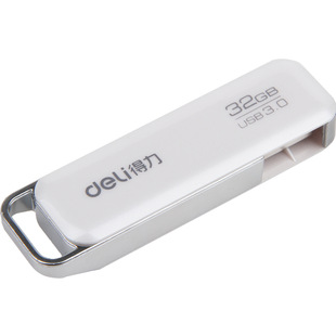 Deli 3756U 32G High Speed Storage Fashion Compact 3.0 Interface Learning Office USB Mobile Storage Disk