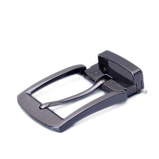 Stall supply men's perforated belt needle buckle tooth pressing tail clip needle buckle head eye belt buckle wholesale