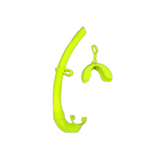 Wholesale pipe clamp portable soft foldable roll up with hard shell adult silicone swimming float diving wet breathing tube