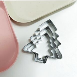 Christmas Cookie Mold 3 Piece Cookie Baking Set Christmas Tree Cookie Cut Cake Baking Mold