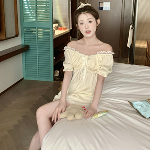 Pure Hunter] Pajamas Women's Summer Pure Sweet Short-sleeved Shorts with Chest Pad Ice Silk Pajamas Home Clothes Three-piece Set
