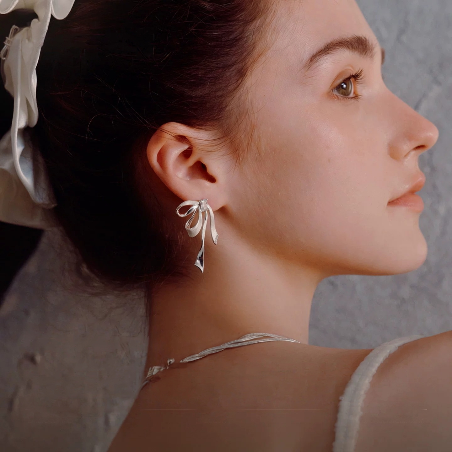 Bowknot Earrings for Women 2026 New Popular Style Light Luxury High-End Earrings Unique Beautiful Ear Jewelry