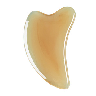 Factory direct natural white buffalo horn scraping board facial beauty scraping board tendon stick beauty stick face eye