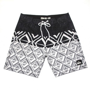 Quiksilver Stretch Men's Summer Quick-Dry Foreign Trade Beach Pants Seaside Surfing Shorts Loose Fishing Cropped Pants