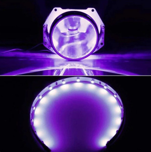 Factory direct car LED lamp 360 demon eye lens decoration aperture universal 3.0 angel eye modification supplies
