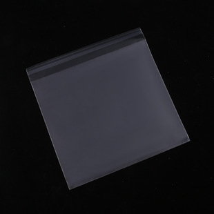 Customized Small Batch Pe Bag Warning Message Self-Adhesive Clothing Transparent Packaging Bag Plastic Ziplock Bag Self-Adhesive Bag