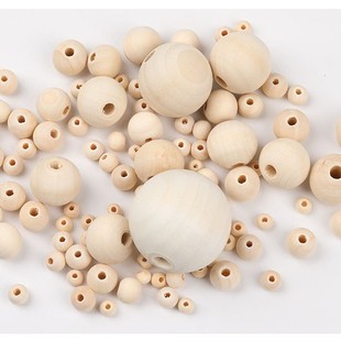 Manufacturer Wholesale Lotus Wood Beads Large Hole Wood Beads Car Seat Cushion Wood Beads Rope Mesh Bag Loose Beads in Stock