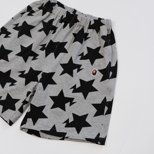 040102 Cotton Children's Wear Boys and Girls Five-pointed Star Korean-style Sports Beach Shorts