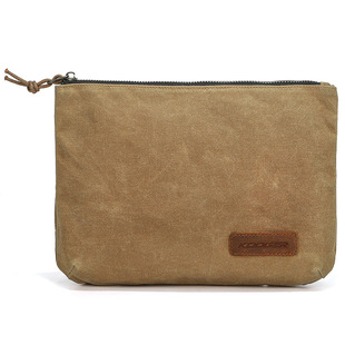 2022 New Arrival All-Match Vintage Batik Canvas Men's Clutch Bag Lightweight Storage Certificate Soft Bread Four-Color Optional