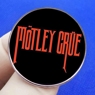 MotleyCrue Crewe clown brooch rock band metal music pin badge alloy badge accessories