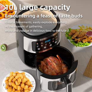 AIR FRYER Smart Touch Air Fryer European Regulations US Regulations Foreign Trade 110V Smokeless Household Multifunctional Oven