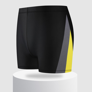 Men's Swimming Trunks Professional Fashion Breathable Swimming Trunks Adult Anti-embarrassment Beach Holiday Hot Spring Boxer Shorts