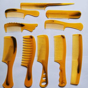 Household comb female folding constantly tendon comb anti-static large tooth wide tooth curling comb long hair straight hair straight hair plastic comb