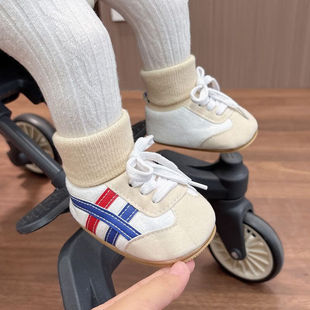 Spring and Autumn New Baby Shoes for Boys and Girls 0-1 Years Old Baby Shoes and Socks One-piece Warm-keeping Sports Toddler Shoes