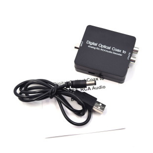 SPDIF FibeR oR CoaxiaL DigitaL PCM Audio Input ConveRt to AnaLog SteReo L/R DigitaL to AnaLog