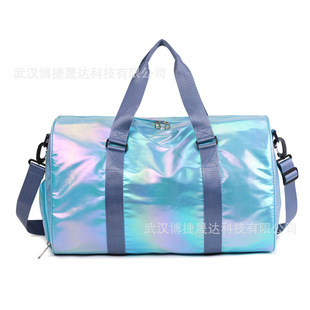 Etsy Personalized Yoga Bag Embroidered Laser Large Capacity Training Bag Short-distance Travel Bag Fitness Bag