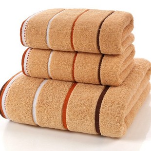 Fu Runzi Pure Cotton Three-stage Towel Pure Cotton Absorbent Soft Large Bath Towel Set with logo Support