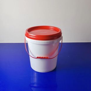 Fermentation bucket with lid round thickened white bucket construction site empty bucket 14 liters 15 liters 16 liters oil bucket plastic bucket