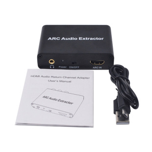 Arc to Audio Adapter HDMI Audio Return Adapter Optical Fiber Coaxial 3.5mm Audio Output Converter