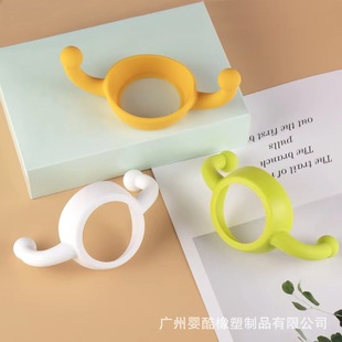 Suitable for Dr. Brown baby bottle silicone handle wide mouth Universal grip hand baby bottle accessories handle